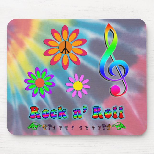 Rock n' Roll Mouse Mat (Front)