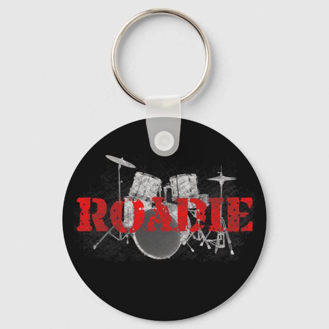 Rock 'n Roll Roadie Keychain (Front)