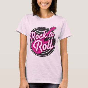Rock N Roll rockabilly record design T-Shirt