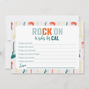 Rock n Roll Rockstar Wishes For Birthday Card