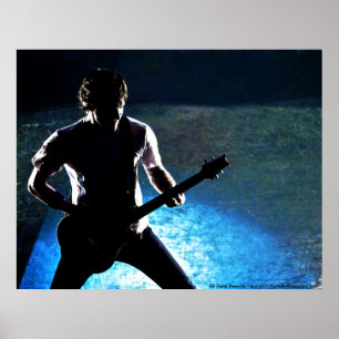 ROCK N ROLL SILHOUETTE POSTER #2. rock on!