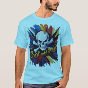 Rock 'n' Roll Skull T-Shirt