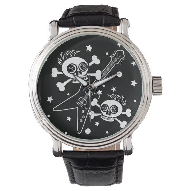 Rock n' Roll Skulls Watch (Front)