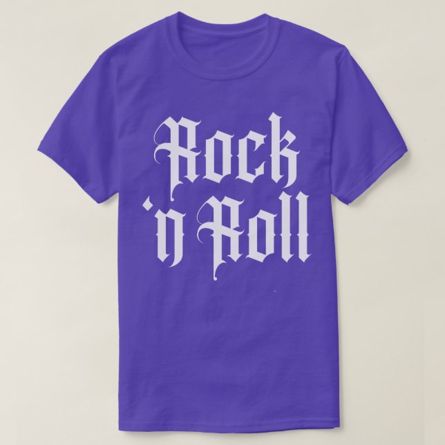 rock n roll tattoo T-Shirt (Design Front)