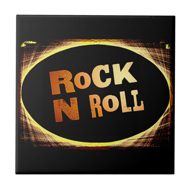 Rock N Roll Tile (Front)