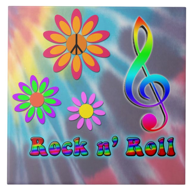 Rock n' Roll Tile (Front)