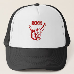 Rock n roll trucker hat