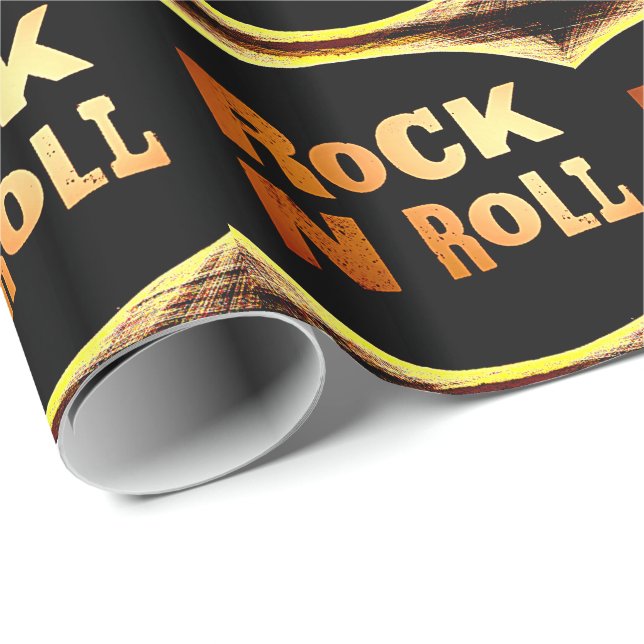 Rock N Roll Wrapping Paper (Roll Corner)