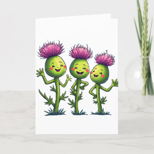 Rock N Thistles Scottish Festival Greeting Card