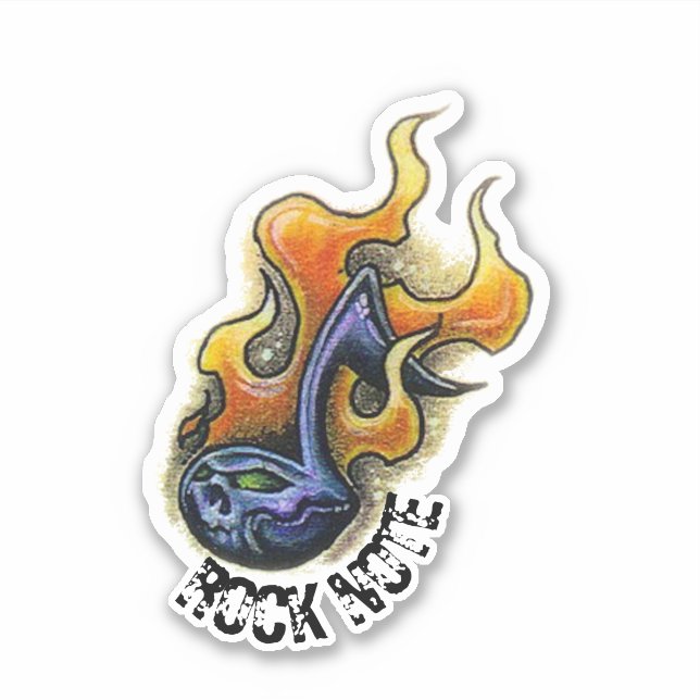 Rock note drawing (Front)