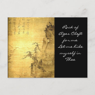 Rock of Ages Cleft for Me Let Me Hide Myself in Postcard