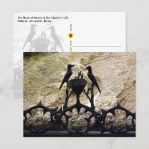 Rock of Agony, Jerusalem, Israel - colour postcard