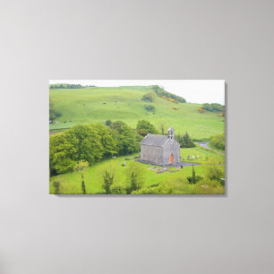 Rock of Dunamase, Ireland. Views of and around Canvas Print