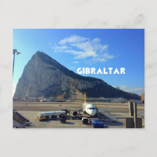 Rock of Gibraltar Airport Postcard