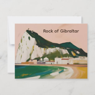 Rock of Gibraltar Postcard