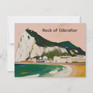 Rock of Gibraltar Postcard