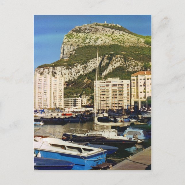 Rock of Gibraltar Postcard (Front)