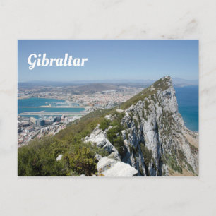 Rock of Gibraltar postcard