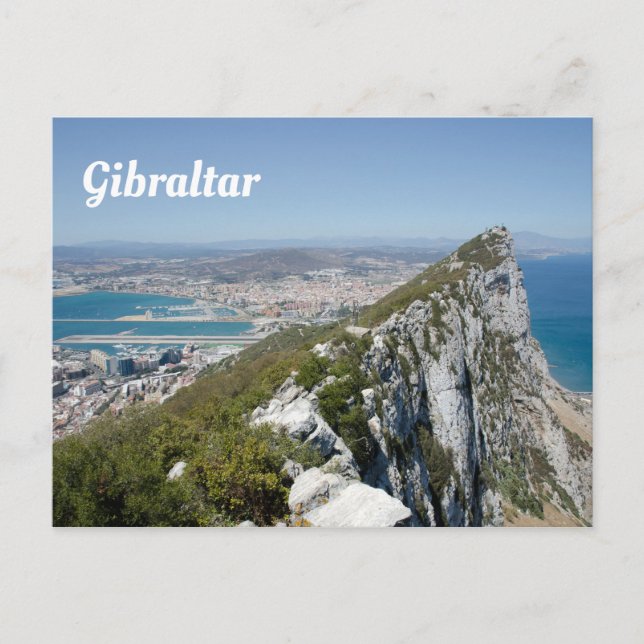 Rock of Gibraltar postcard (Front)