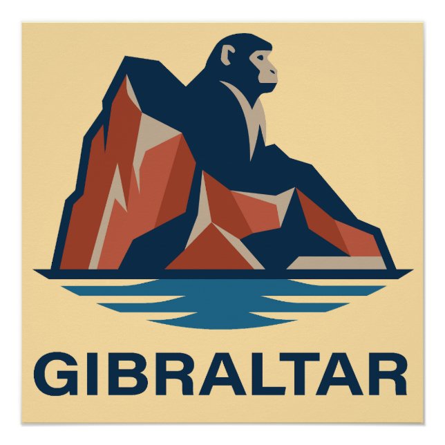 Rock of Gibraltar Poster (Front)