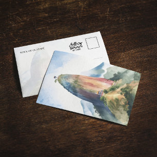 Rock of Guatape El Penon Colombia Postcard