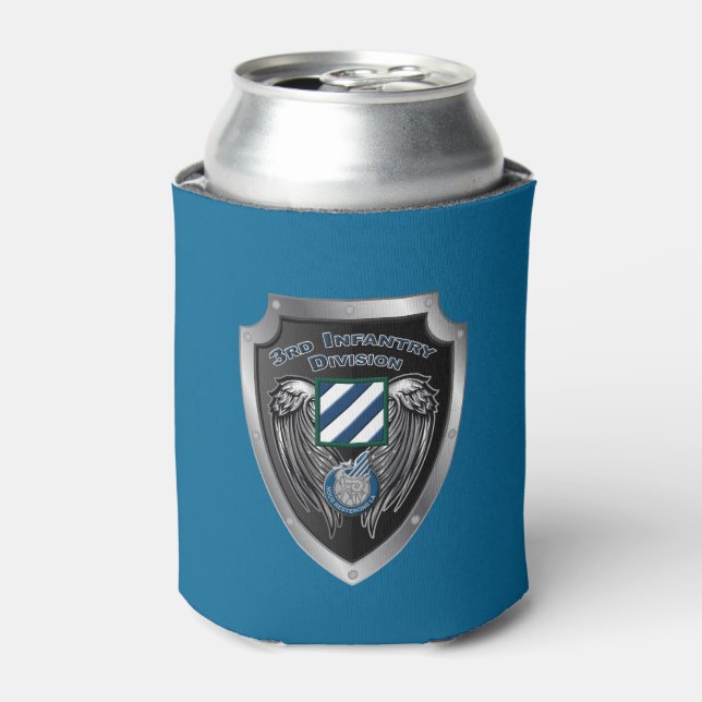 “Rock of the Marne” 3rd Infantry Division Can Cooler (Can Front)