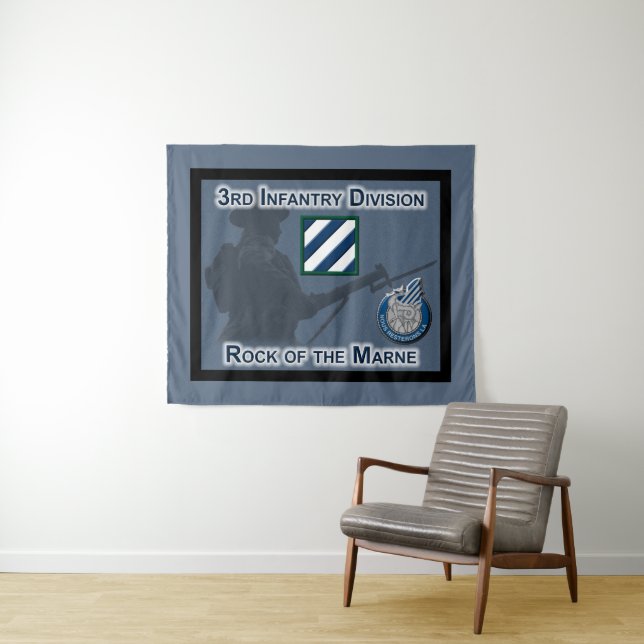 “Rock of the Marne” 3rd Infantry Division Tapestry (In Situ (Horizontal))