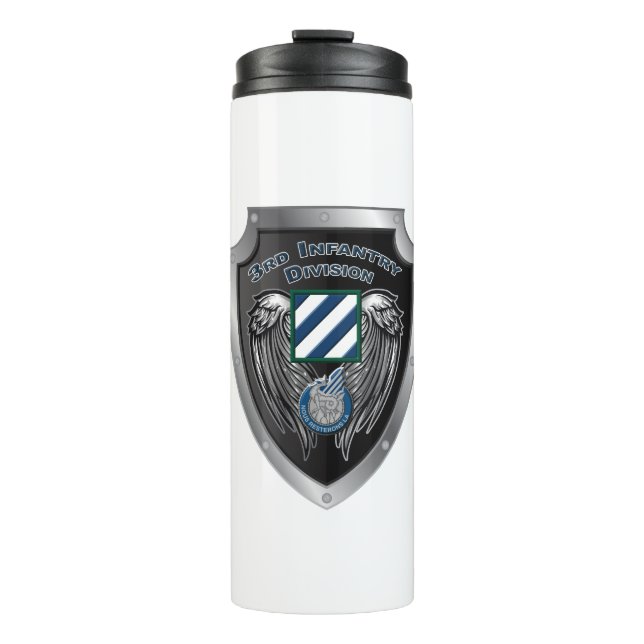 “Rock of the Marne” 3rd Infantry Division Thermal Tumbler (Front)