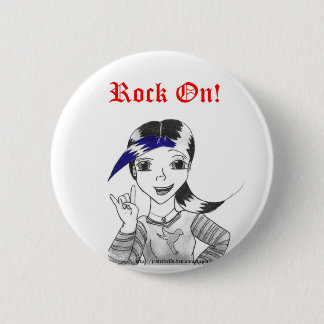 Rock On! 6 Cm Round Badge