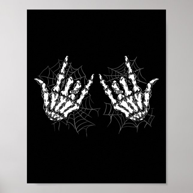 Rock On Band Rock And Roll Men Women Halloween Cos Poster (Front)