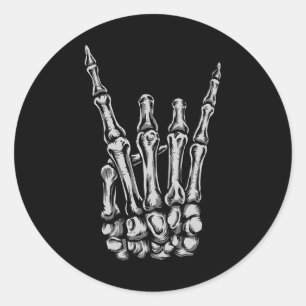 Rock On Band Tees For Women Rock And Roll s For Me Classic Round Sticker