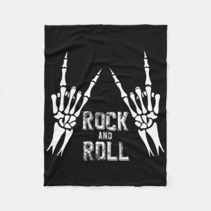 Rock On Bynd Tees For Women Rock And Roll S For Me Fleece Blanket