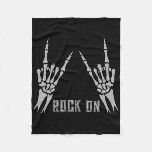 Rock On Bynd Tees For Women Rock And Roll S For Me Fleece Blanket