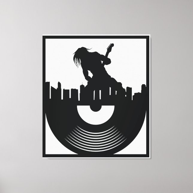 Rock On Canvas Print (Front)