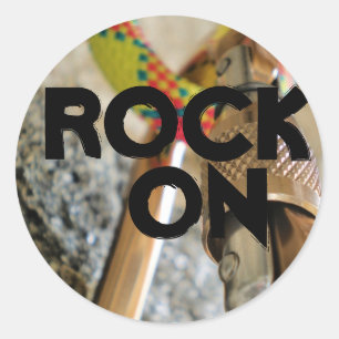 rock on...climbing sticker