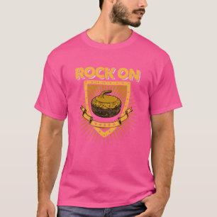 Rock on Curling Winter Sports Skip Bonspiel boy T-Shirt