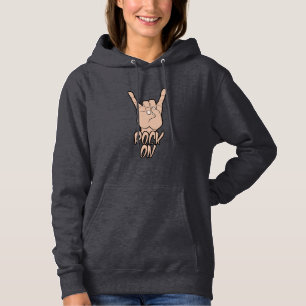 ROCK ON custom clothing Hoodie