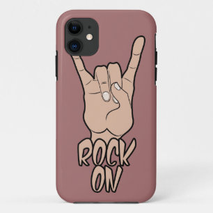 ROCK ON custom color iPhone case