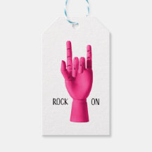 Rock on! Gift Tag for the rocker in your life