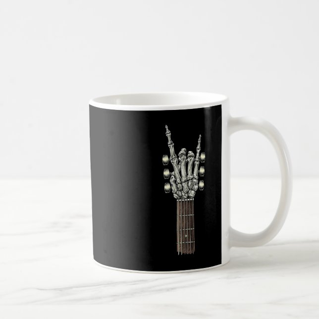 Rock On Guitar Neck - With A Sweet Rock and Roll S Coffee Mug (Right)