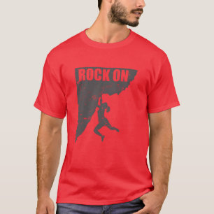 Rock on Hobby Climbing Bouldering Sport boy T-Shirt