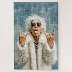Rock On in Style Jigsaw Puzzle