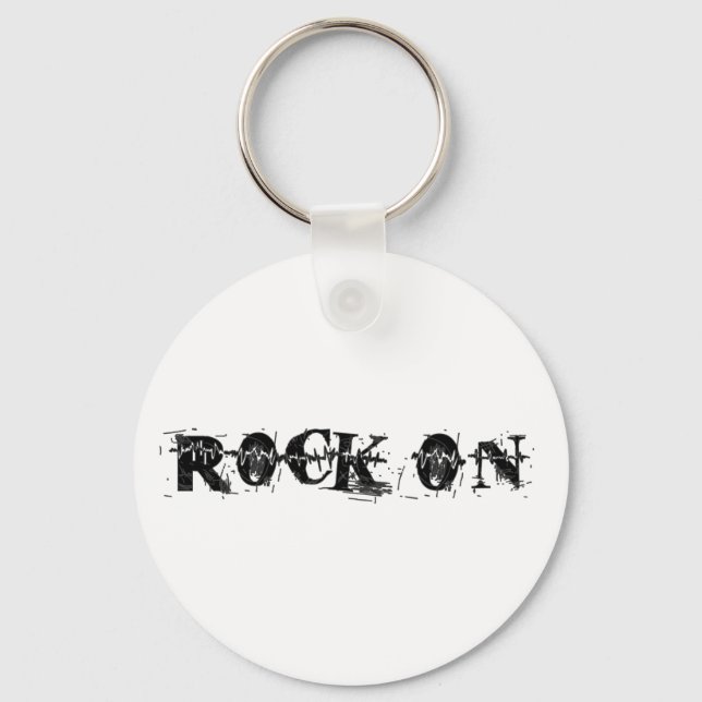 Rock On Key Ring (Front)