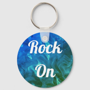 Rock On  Key Ring