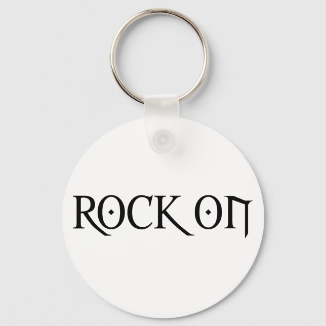 Rock On Key Ring (Front)