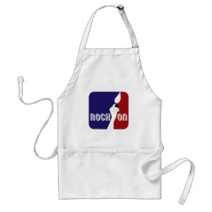 Rock On Music Sports Logo Standard Apron