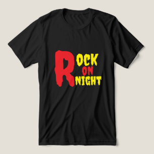 Rock On Night Mens Wear  Tri-Blend Shirt