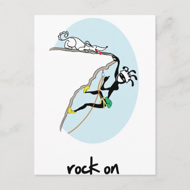 "Rock On!" Postcard (Front)