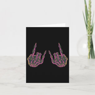 Rock On Rock Star Buddy Concert - Halloween Skelet Card