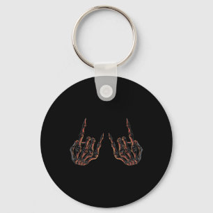 Rock On Rock Star Buddy Concert - Halloween Skelet Key Ring
